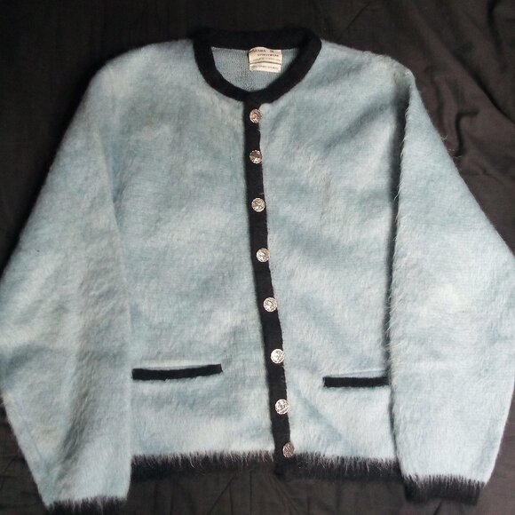 Vintage Sears Sportswear Mohair Wool Cardigan Sweater - Picture 1 of 5